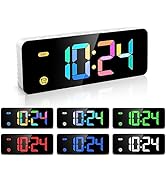 Amazon.com: HODIK Alarm Clock for Kids -Digital Clock with 7 Color